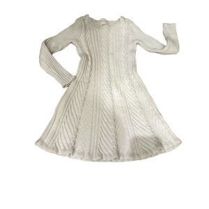 Crazy Eight Cream Knit Dress  Size XS 4